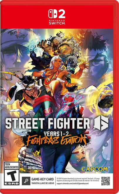 Street Fighter 6 [Years 1-2 Fighters Edition] (Game Key Cart) Switch 2 New Game