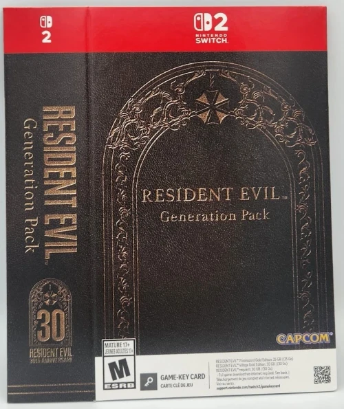 Resident Evil Generation Pack (SLEEVE ONLY) Switch 2