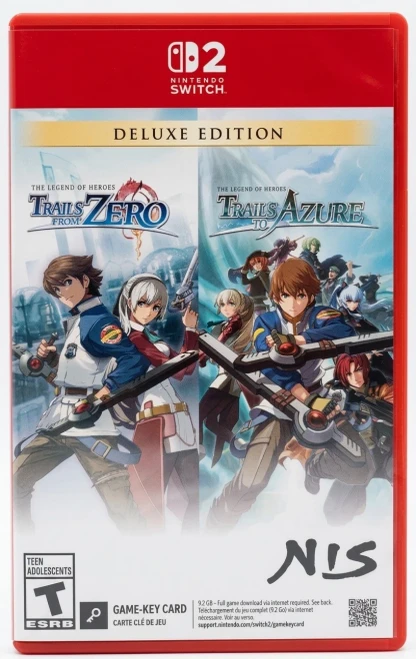 The Legend Heroes: Trails from Zero/ Trails to Azure[DE] Switch 2 Brand New Game
