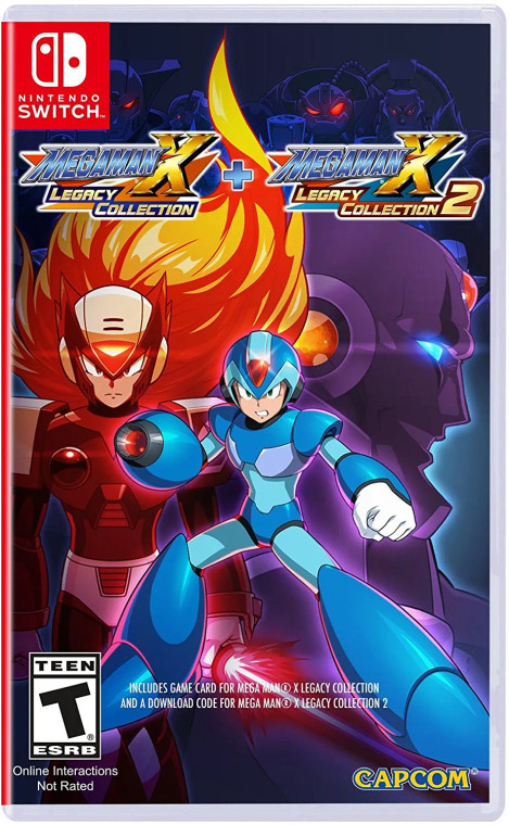 Mega Man X Legacy Collection 1 + 2 Switch Brand New Game Special (2018 Action)