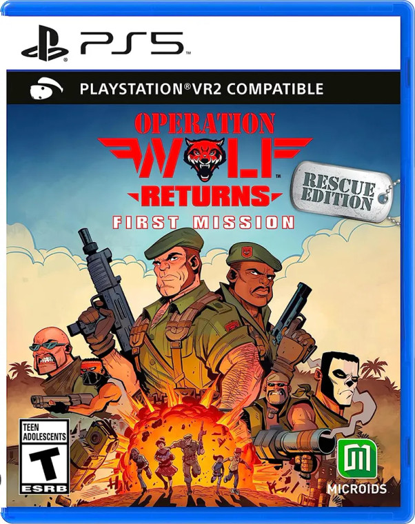 Operation Wolf Returns: First Mission Rescue Edition PS5 Brand New Game (2023)