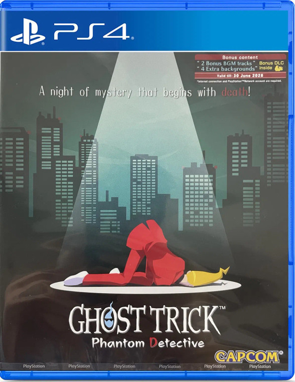 Ghost Trick Phantom Detective PS4 Brand New Game Special [2023 Action/Adventure]