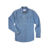 PONCHO DENIM LONG SLEEVE SHIRT