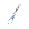 EAGLE CLAW BARREL SWIVEL WITH INTERLOCK SNAP #3 4PK