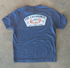 LOS CAZADORES YOUTH FEED STORE SHORT SLEEVE TEE HEATHER NAVY