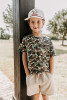 BURLEBO YOUTH SHORT SLEEVE TEE THROWBACK CAMO