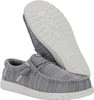 HEYDUDE MEN'S WALLY STRETCH SOX CASUAL SHOES GREY