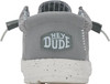 HEYDUDE MEN'S WALLY STRETCH SOX CASUAL SHOES GREY