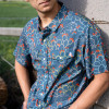 RAISED BY COYOTES JAVELINA PARADISE PEARL SNAP SHIRT
