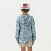 BURLEBO YOUTH PERFORMANCE HOODIE SEASIDE CAMO