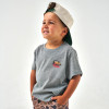 BURLEBO YOUTH SHORT SLEEVE TEE HILL COUNTRY BUCK DARK HEATHER GREY