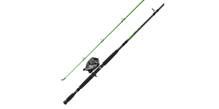 ZEBCO Fishing Bite Alert 7FT 2-Piece Medium-Heavy Spinning Rod