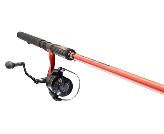 7 foot medium heavy spinning rod and reel combo ProFISHiency Krazy Nylon reel seat Lew's Valor 7' Medium Heavy