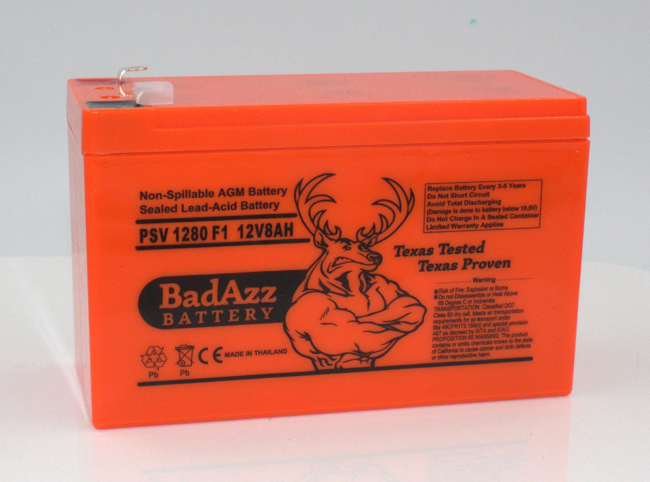アメリカンブランド☆WATERSHED☆ミリタリー バッテリーバック 12V BAD AZZ Battery Orange - Texas Tested & Proven Performance