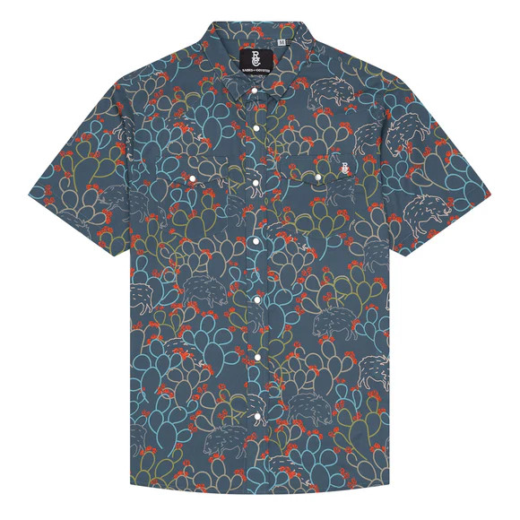 Chaos/バランCPOシャツ　サンド RAISED BY COYOTES JAVELINA PARADISE PEARL SNAP SHIRT - Los Cazadores