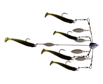 STRIKE KING TOUR GRADE TITANIUM RIG WILLOW BLADES