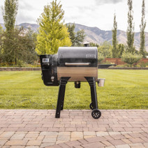 CAMP CHEF WOODWIND SS 24 PELLET GRILL STAINLESS STEEL WITH BLACK LID