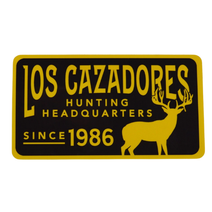 LOS CAZADORES HUNTING HEADQUARTERS STICKER