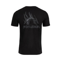 PNUMA OUTDOORS DARK WHITETAIL TEE SHIRT BLACK