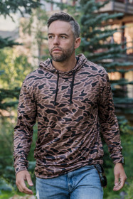 BURLEBO PERFORMANCE HOODIE GAUGE CAMO