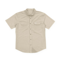 TWO DOVE OUTDOORS RIO ULTIMATE OUTDOOR BLEND SHORT SLEEVE SHIRT TAN