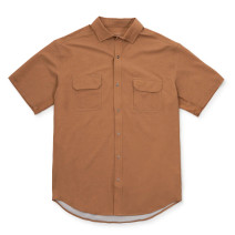 TWO DOVE OUTDOORS RIO ULTIMATE OUTDOOR BLEND SHORT SLEEVE SHIRT CROCKETT ADOBE BROWN