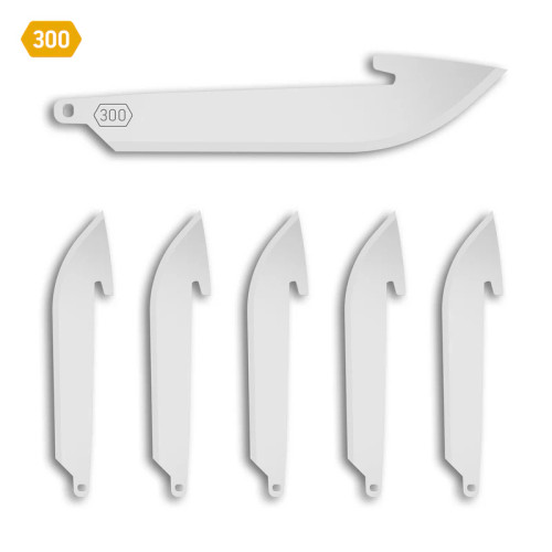 OUTDOOR EDGE 300 3.0" DROP-POINT REPLACEMENT BLADES 6 PACK