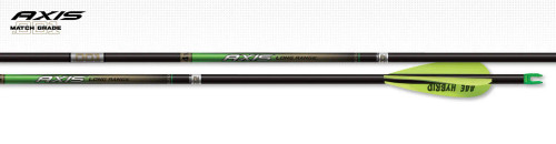 EASTON 4MM AXIS LONG RANGE MATCH GRADE ARROWS 12 PACK