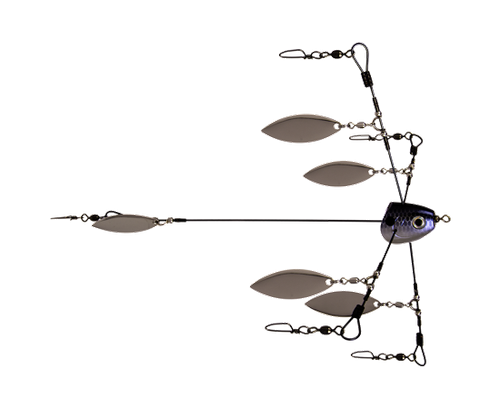 STRIKE KING TOUR GRADE TITANIUM RIG WILLOW BLADES