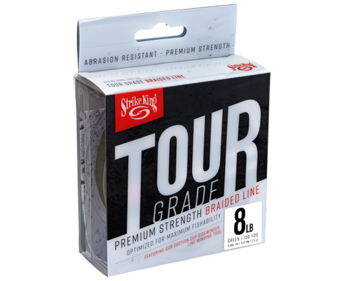 STRIKE KING TOUR GRADE BRAID FISHING LINE 150 YARDS