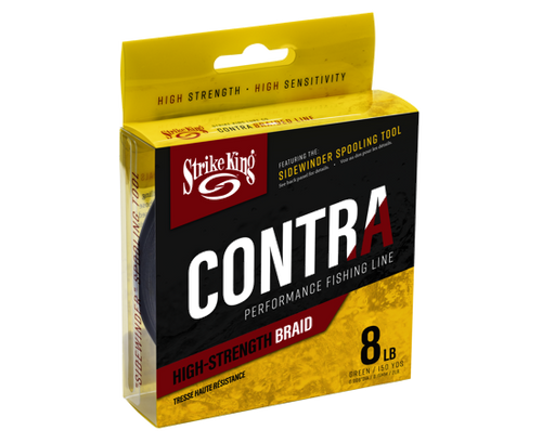 STRIKE KING CONTRA BRAID 150YD FISHING LINE
