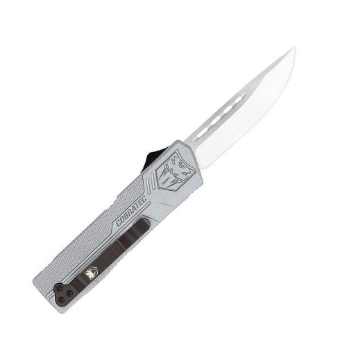 COBRATEC GREY LIGHTWEIGHT OTF KNIFE