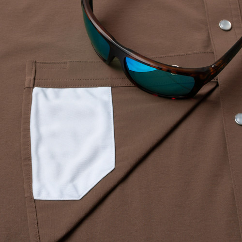 PONCHO WESTERN TUFF-THREAD LONG SLEEVE SHIRT