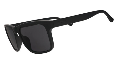 GOODR GRAND G FRAME SUNGLASSES. VARIANT NAME - GRIM REAPER'S SPRING FLING. SIDE VIEW.