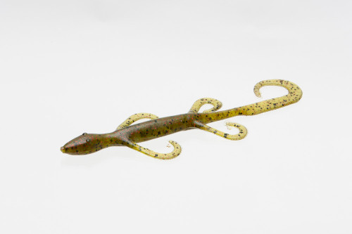 Zoom Bait Company Lizard 6 inch soft plastic bait. Color is Watermelon Red.