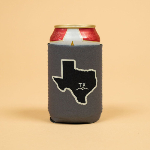 TEXAS HILL COUNTRY PROVISIONS HEART OF TEXAS KOOZIE SLATE GREY