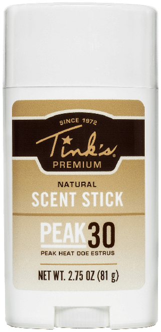 TINK'S PEAK 30 DOE ESTRUS SCENT STICK 2.75 OZ TINK'S PEAK 30 DOE ESTRUS SCENT STICK 2.75 OZ
