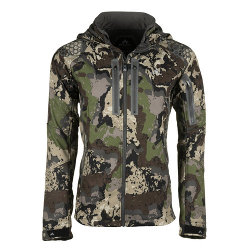 Pnuma Waypoint Jacket in Caza camo, front view