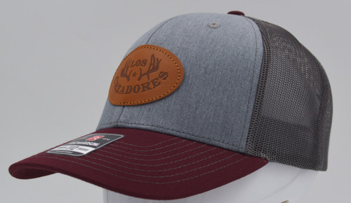 LOS CAZADORES LEATHER PATCH CAP