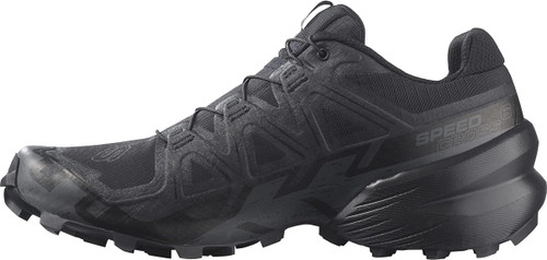 SALOMON SPEEDCROSS 6 TRAIL RUNNING SHOES BLACK/BLACK/PHANTOM