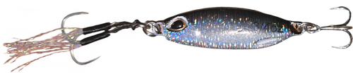 CHASING STRIPERS FISHING & TACKLE COMPANY BLACK AND SILVER SHAD 3/4 OZ