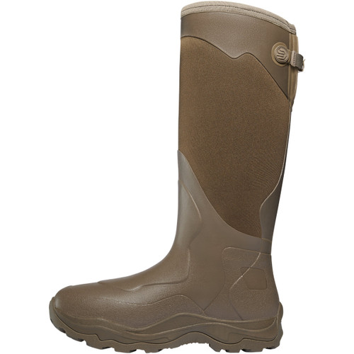 LACROSSE ALPHA AGILITY 17" SNAKE BOOT BROWN/GREEN LACROSSE ALPHA AGILITY 17" SNAKE BOOT BROWN/GREEN