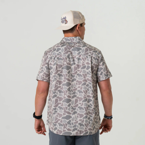 BURLEBO PERFORMANCE BUTTON UP SHIRT CLASSIC DEER CAMO BURLEBO PERFORMANCE BUTTON UP SHIRT CLASSIC DEER CAMO