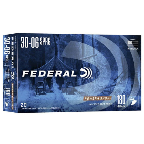 FEDERAL POWER-SHOK RIFLE .30-06 180GR