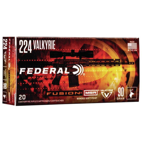 FEDERAL FUSION MSR .224 VALKYRIE 90GR