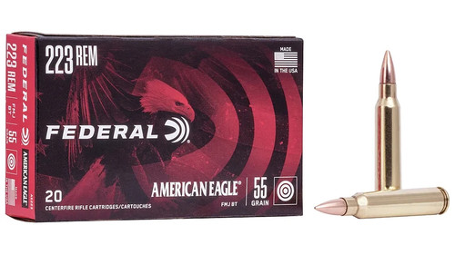 FEDERAL AMERICAN EAGLE RIFLE .223 REM 55GR