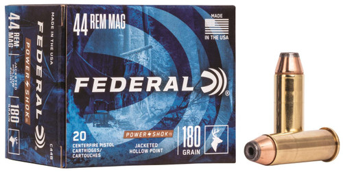 FEDERAL POWER-SHOK HANDGUN .44 REMINGTON MAG 180GR