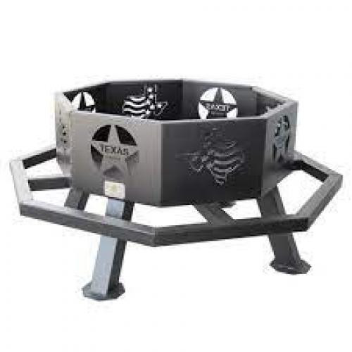 ALL SEASONS FEEDERS 36" FIRE PIT RX THEME W/ GRILL