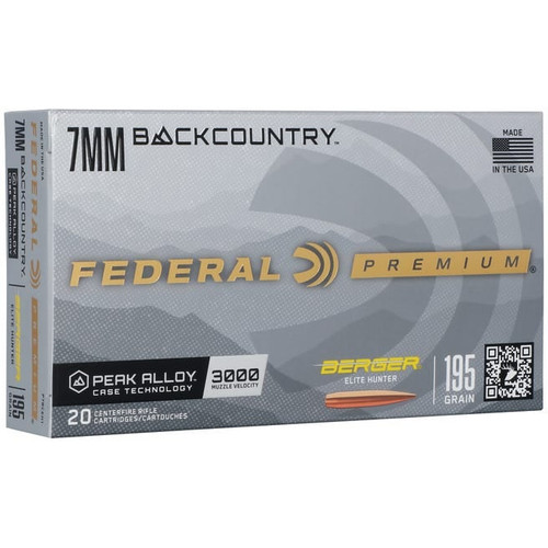 FEDERAL PREMIUM 7MM BACKCOUNTRY 195GR