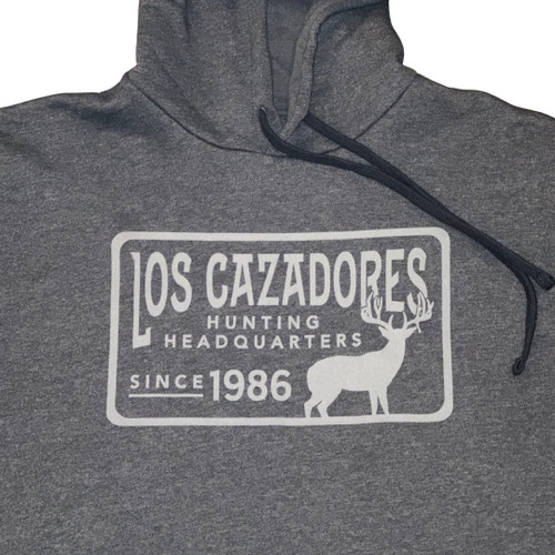 LOS CAZADORES HUNTING HEADQUARTERS FLEECE HOODIE LOS CAZADORES HUNTING HEADQUARTERS FLEECE HOODIE